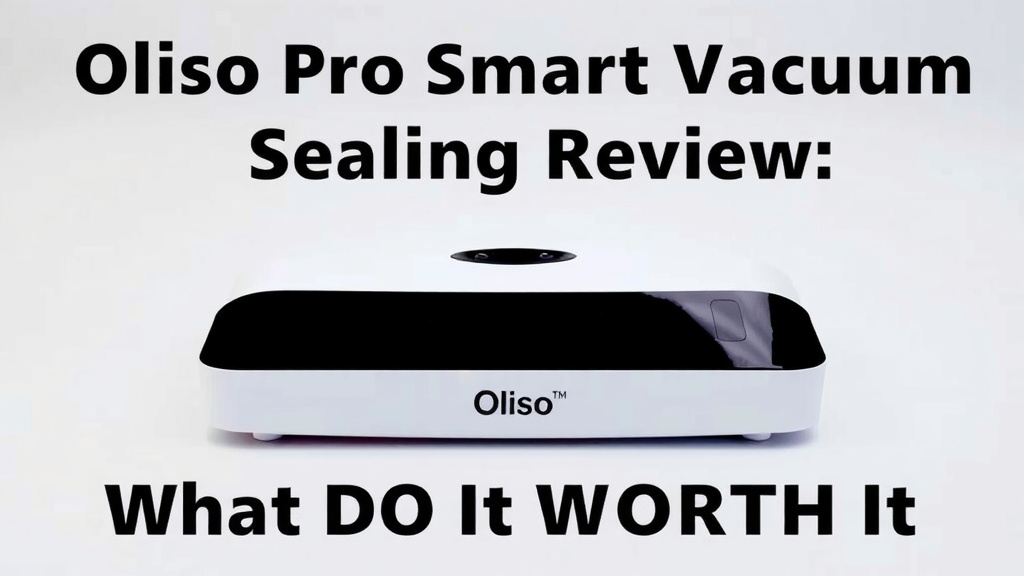 Oliso Pro Smart Vacuum Sealer Review: Is It Worth It