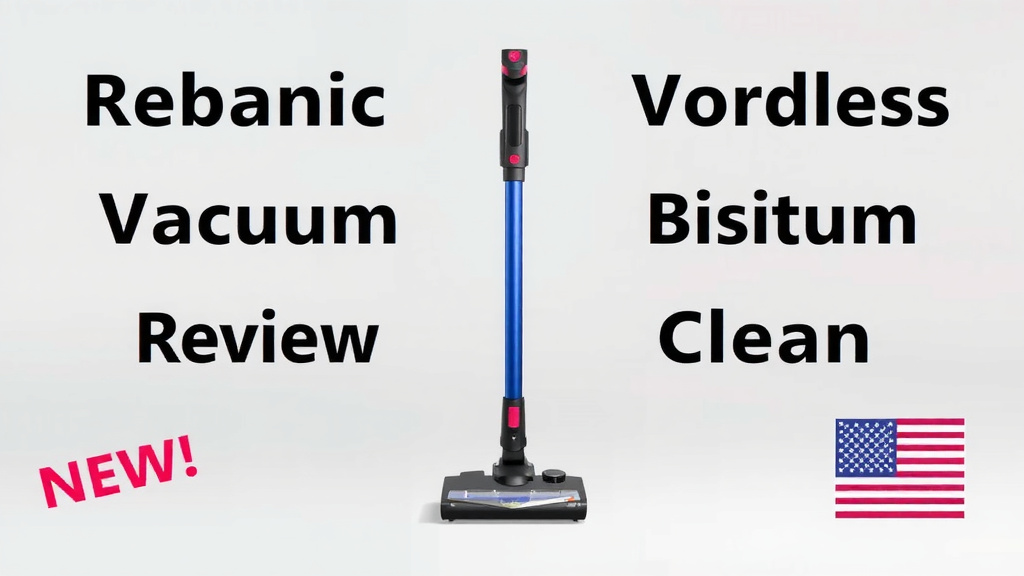 REBANIC Cordless Vacuum Cleaners Review: Powerhouse Clean