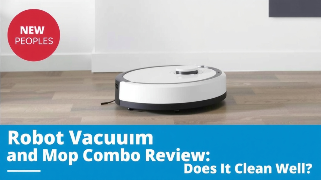 Robot Vacuum and Mop Combo Review: Does It Clean Well