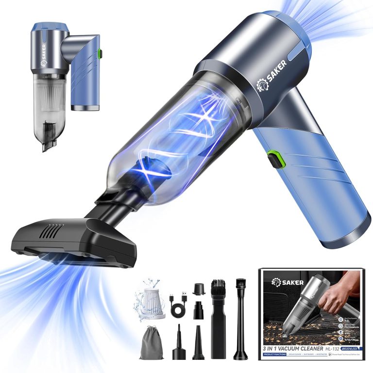 Saker Handheld Car Vacuum Portable Review: Clean Car Power