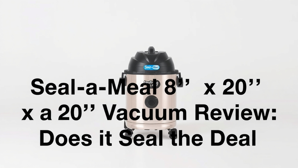 Seal-a-Meal 8" x 20' Vacuum Review: Does it Seal the Deal
