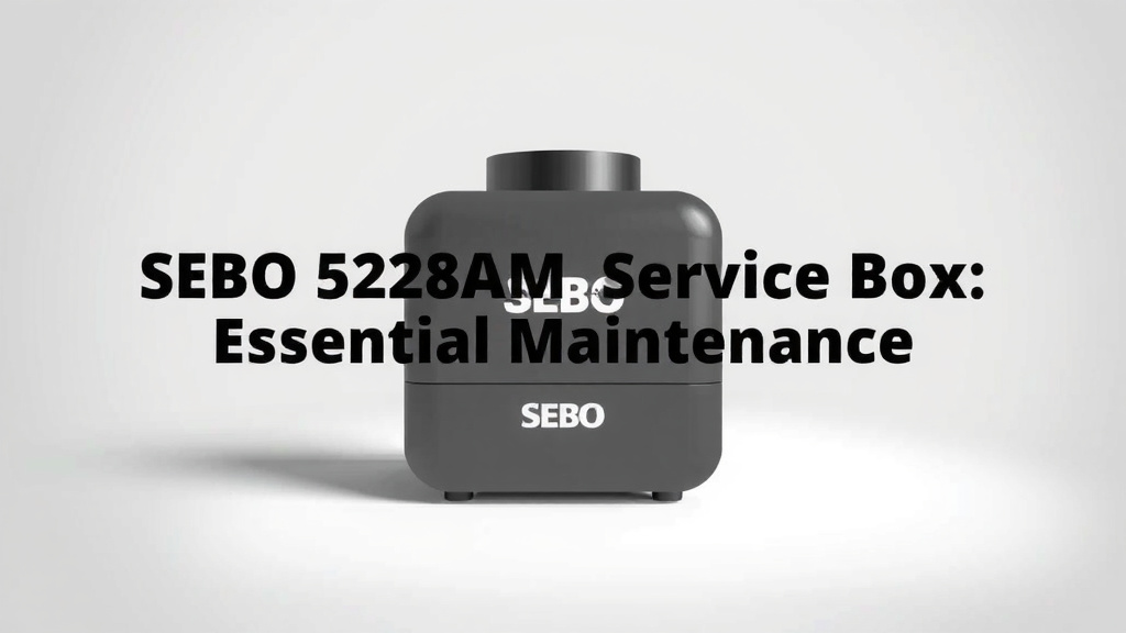 SEBO 5828AM Service Box Review: Essential Maintenance