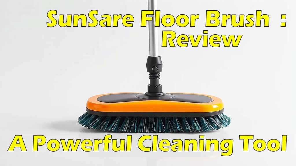 SunSare Floor Brush Review: A Powerful Cleaning Tool