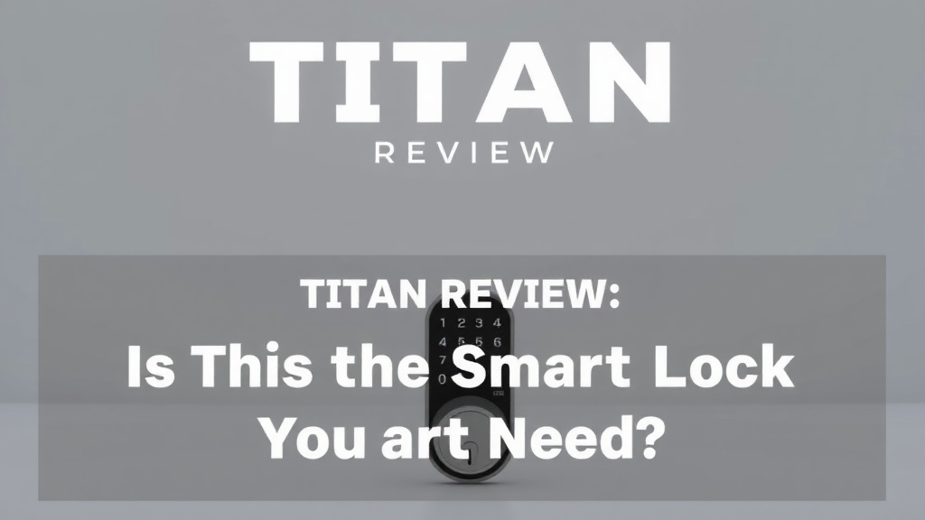 Titan Review: Is This the Smart Lock You Need