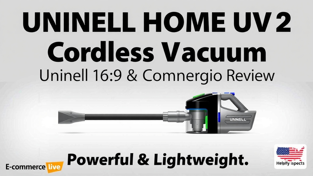 UNINELL HOME UV2 Cordless Vacuum Review: Powerful & Lightweight