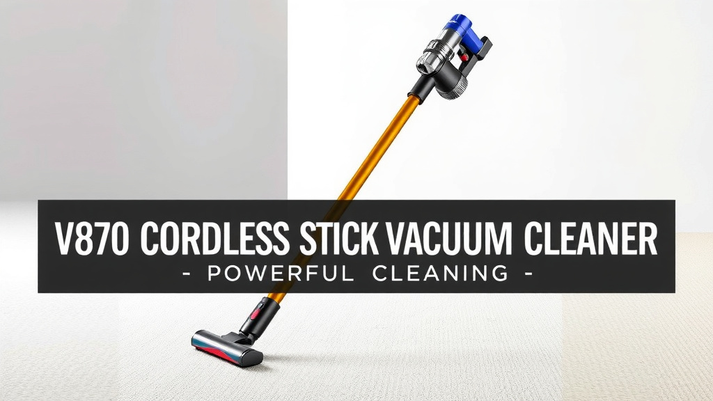 V870 Cordless Stick Vacuum Review: Powerful Cleaning