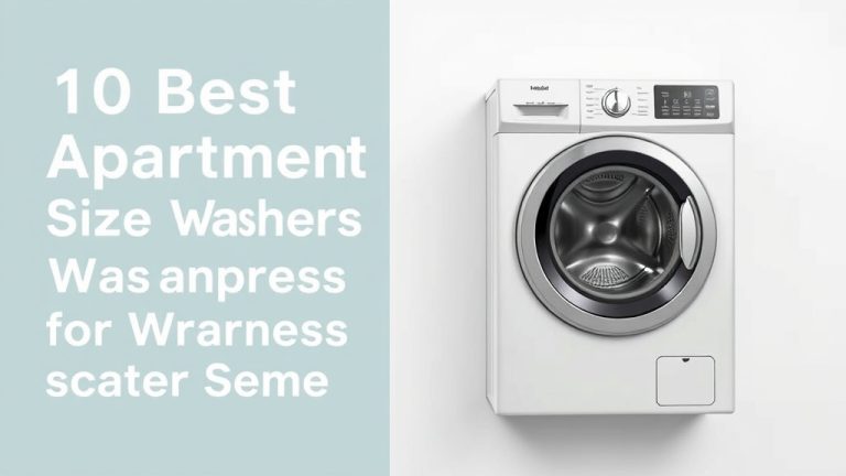 10 Best Apartment Size Washers for Small Spaces