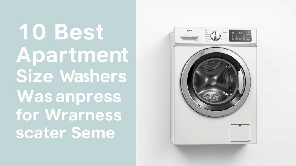 10 Best Apartment Size Washers for Small Spaces