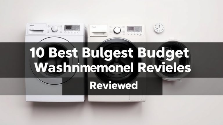 10 Best Budget Washing Machines Reviewed