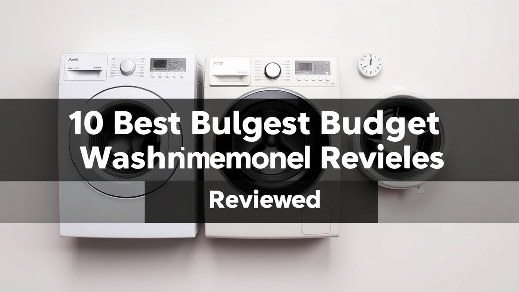 10 Best Budget Washing Machines Reviewed