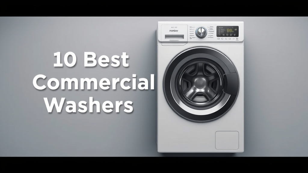 10 Best Commercial Washers for Your Business