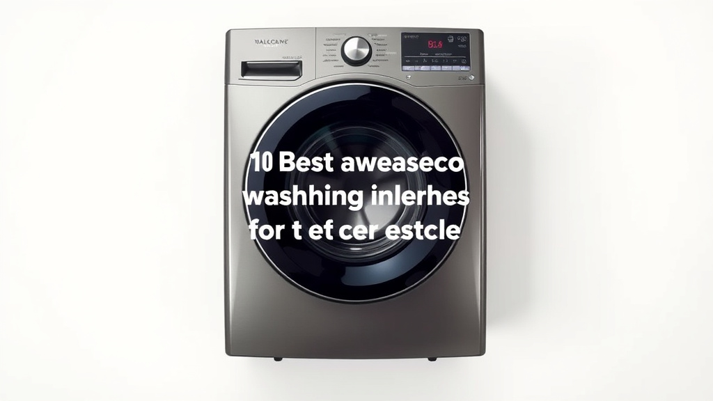 10 Best Eco Washing Machines for a Greener Clean