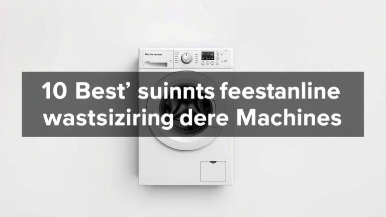 10 Best Freestanding Washing Machines for Your Home
