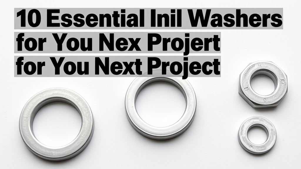 10 Essential Inch Washers for Your Next Project