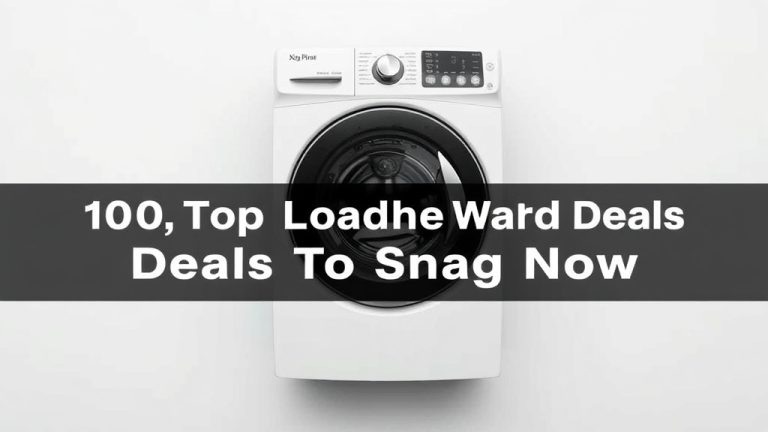 10 Top Load Washer Deals To Snag Now