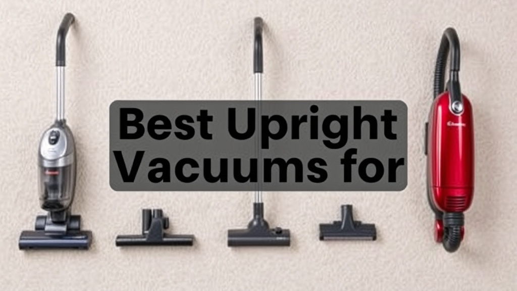7 Best Upright Vacuums for Carpet & Hardwood