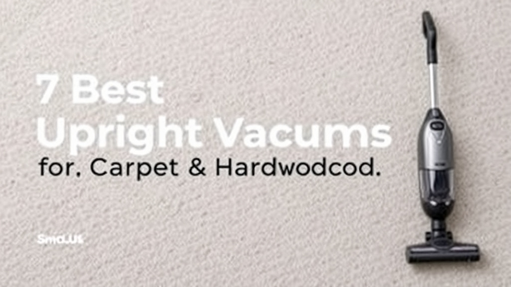 7 Best Upright Vacuums for Carpet & Hardwood