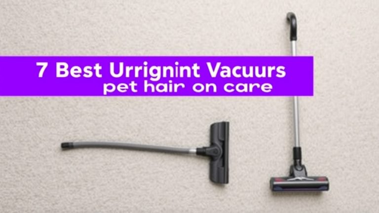7 Best Upright Vacuums for Pet Hair on Carpet