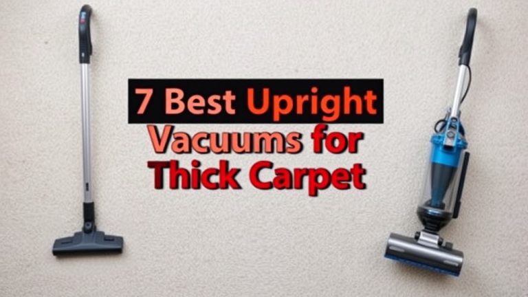 7 Best Upright Vacuums for Thick Carpet