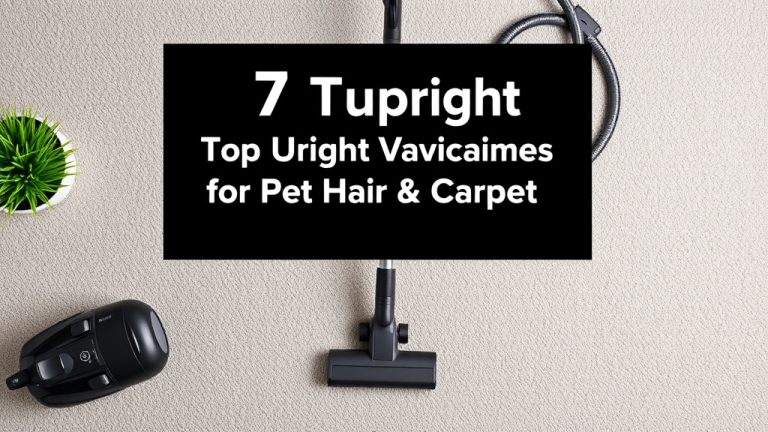 7 Top Upright Vacuums for Pet Hair & Carpet