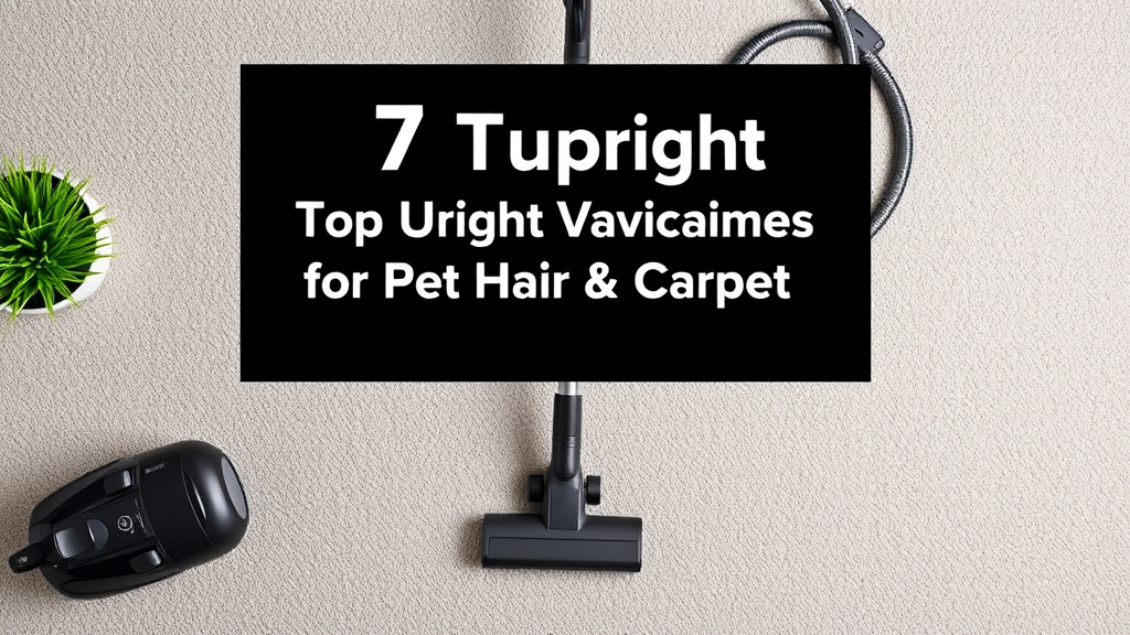 7 Top Upright Vacuums for Pet Hair & Carpet