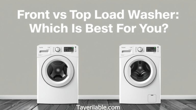 Front vs Top Load Washer: Which Is Best for You
