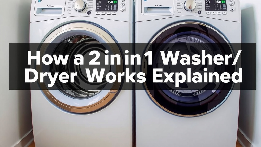 How a 2 in 1 Washer Dryer Works Explained