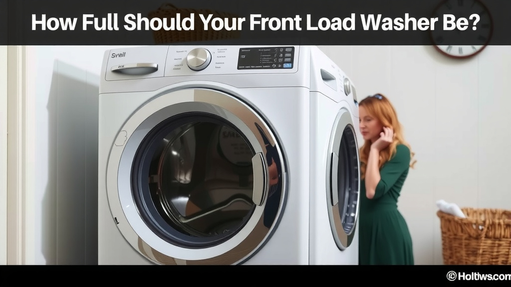 How Full Should Your Front Load Washer Be?