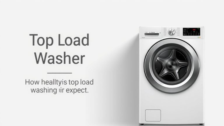 Top Load Washer Weight: What to Expect