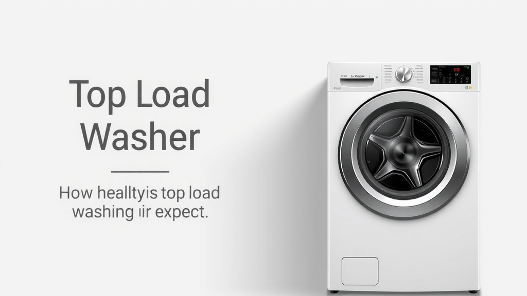 Top Load Washer Weight: What to Expect