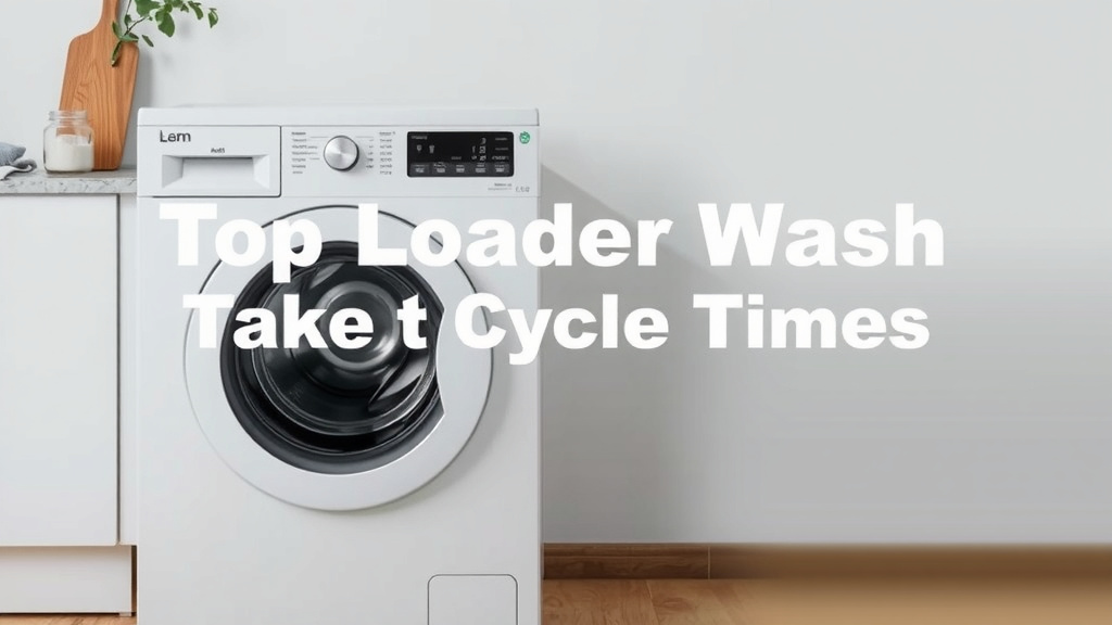 Top Loader Wash Cycle Times Explained