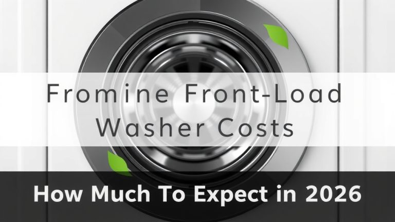 Front Load Washer Costs: What to Expect in 2026