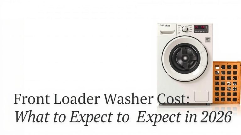 Front Loader Washer Cost: What to Expect in 2026