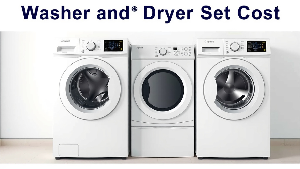 Washer and Dryer Set Cost: What to Expect in 2026