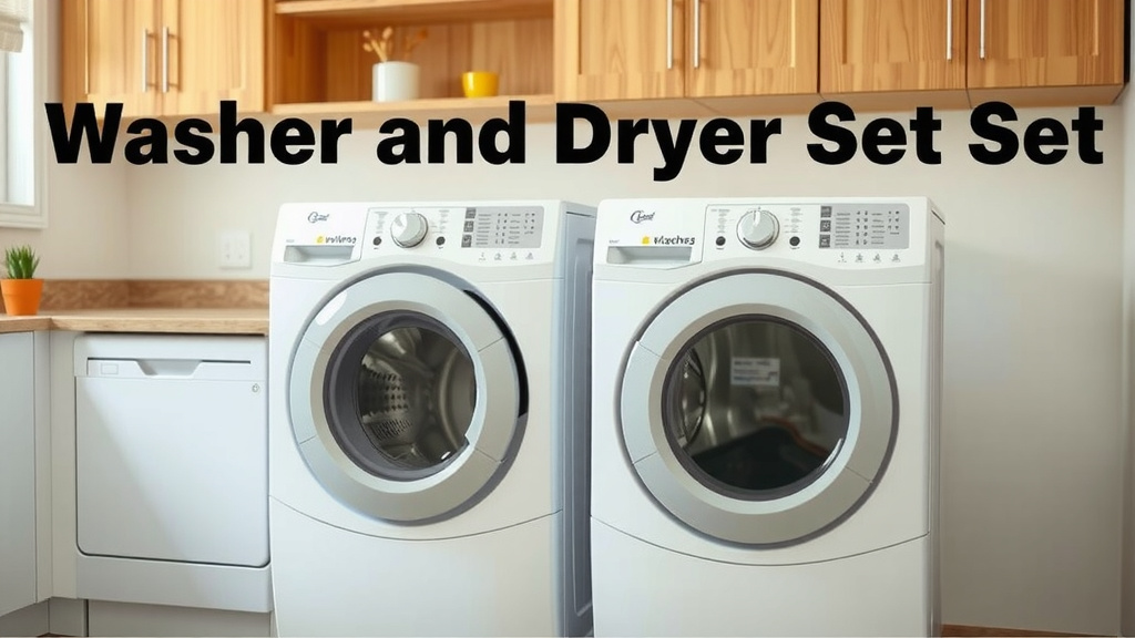 Understanding Washer and Dryer Set Pricing