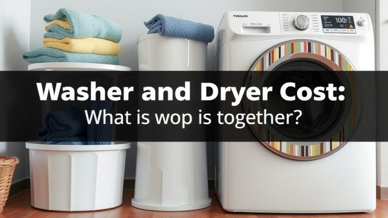 Washer and Dryer Cost: What to Expect Together