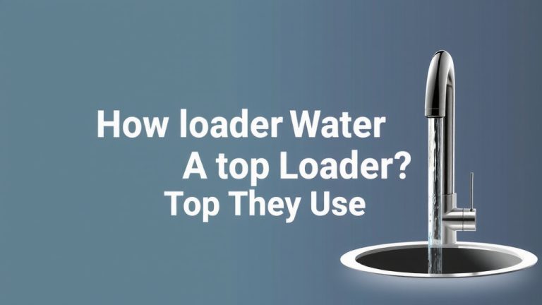 Top Loader Water Usage: How Much Do They Use
