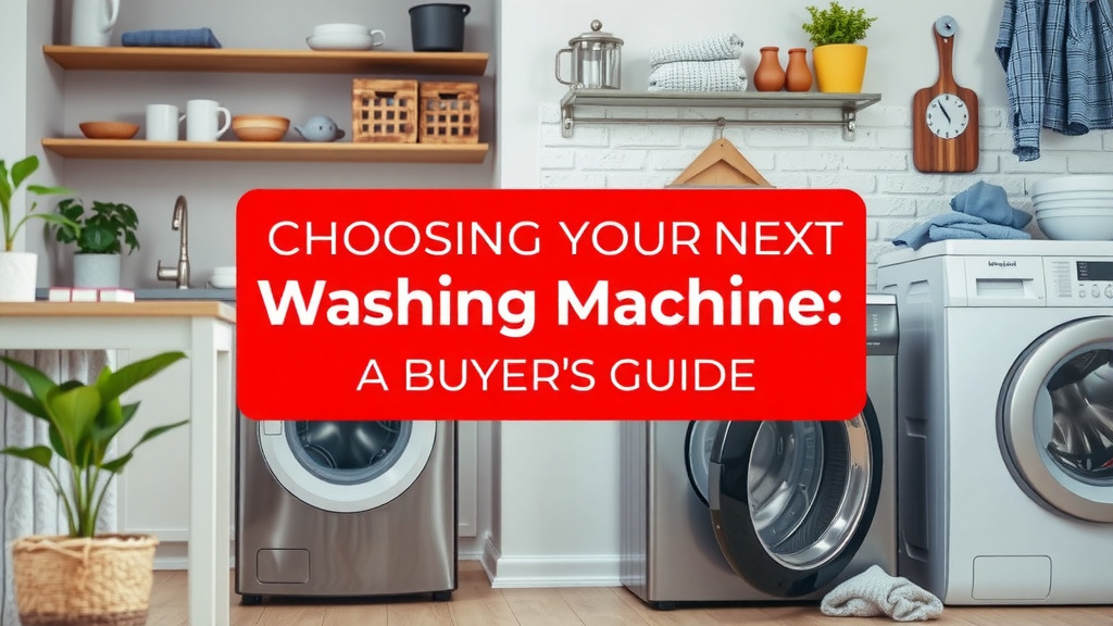 Choosing Your Next Washing Machine