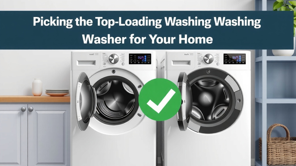 Picking the Perfect Top-Loading Washer for Your Home