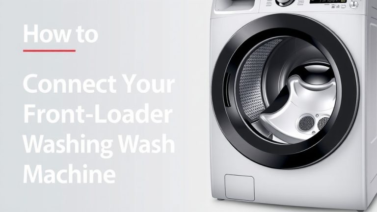 How to Connect Your Front Loader Washing Machine