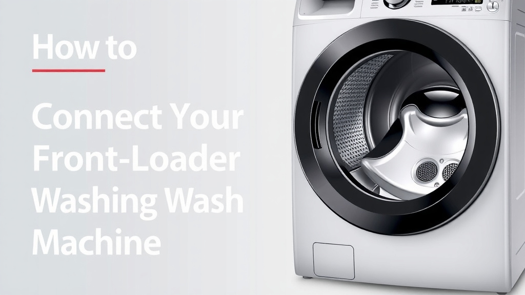 How to Connect Your Front Loader Washing Machine