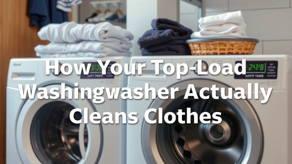 How Your Top Load Washer Actually Cleans Clothes