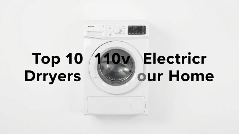 Top 10 110v Electric Dryers for Your Home