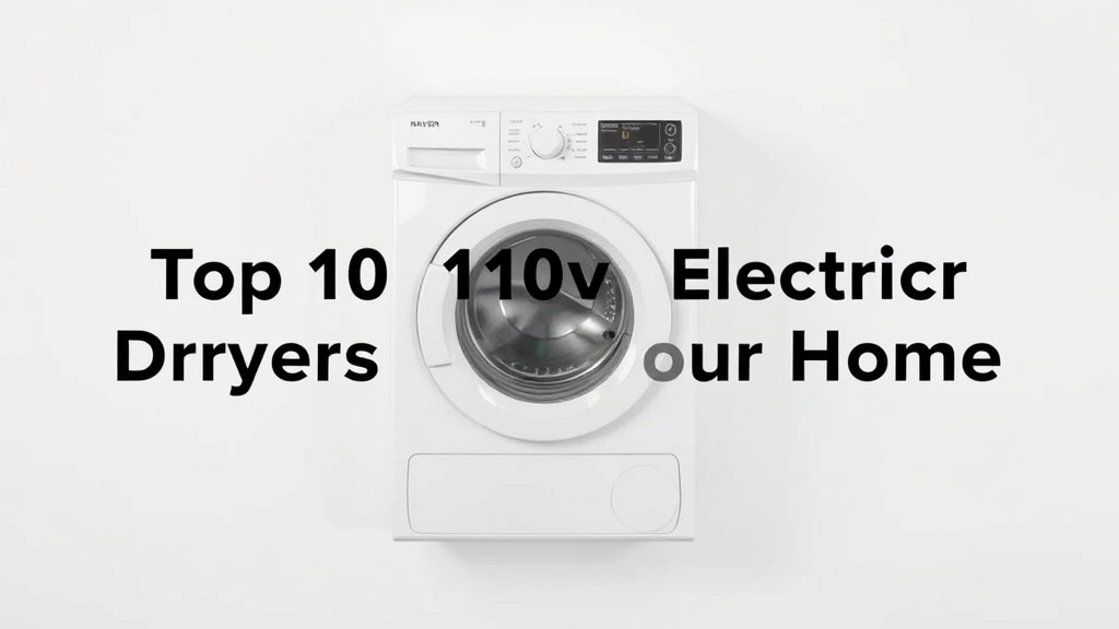 Top 10 110v Electric Dryers for Your Home