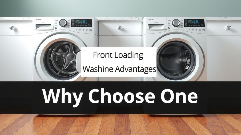 Front Loading Washing Machine Advantages: Why Choose One