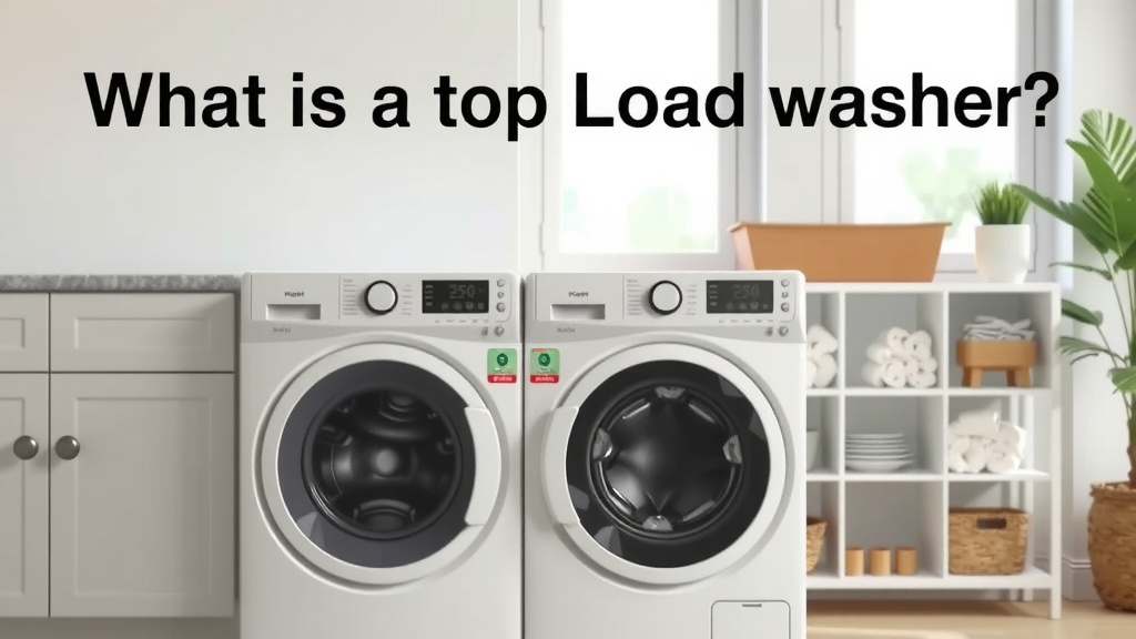 Understanding Your Top Load Washer Options
