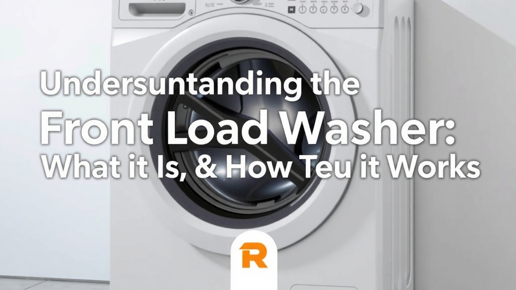 Understanding the Front Load Washer: What It Is & How It Works