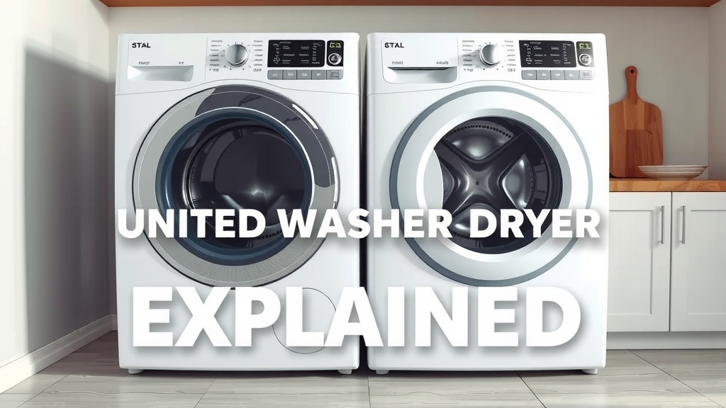 What is a Unitized Washer Dryer Explained