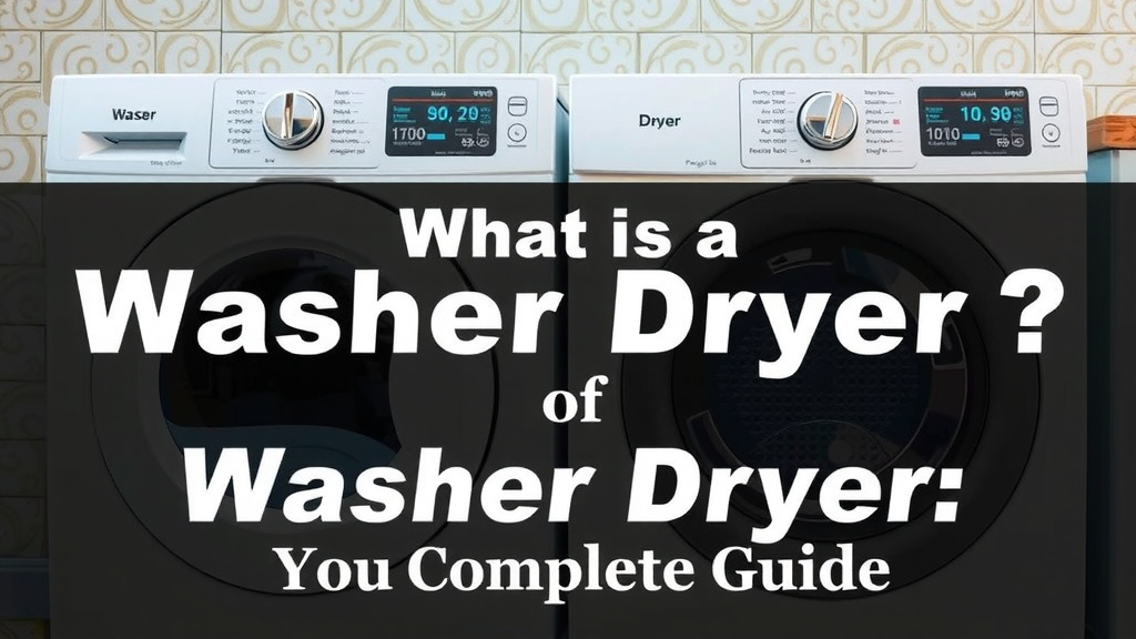 What is a Washer Dryer: Your Complete Guide