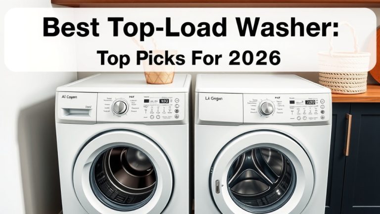 Best Top Load Washer: Top Picks For 2026